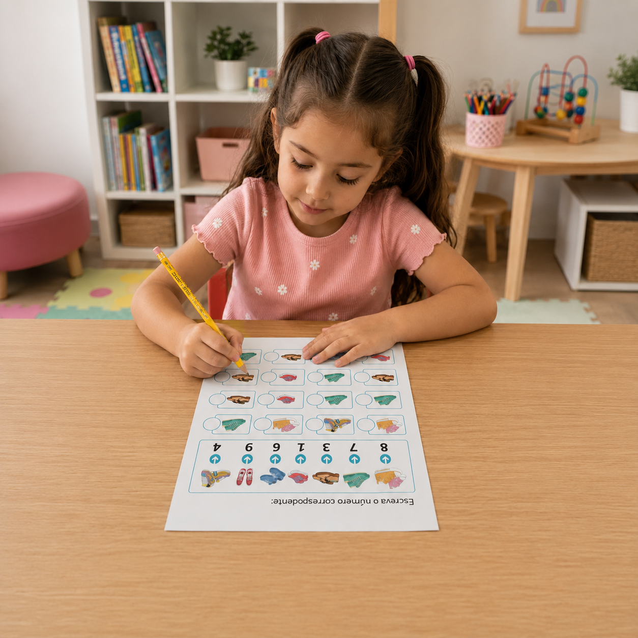 Bambino che svolge l'attività 1